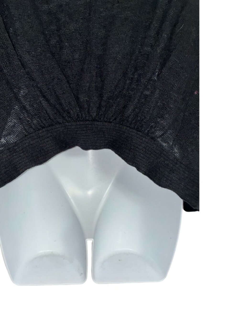 Sz.3X*Lane Bryant*Black Knit Sleeveless Shrug - Picture 7 of 8